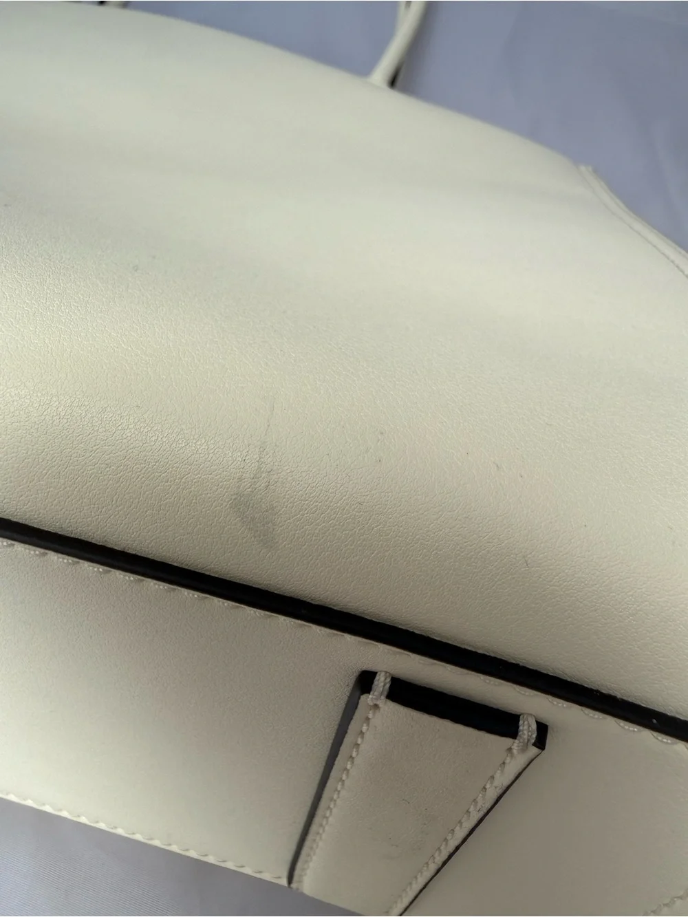 Tory Burch Ella Bio Small Tote | Warm White | Includes Tags & Dust Bag